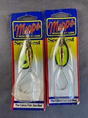 Lot of 2 Vintage MEPPS See best 7/16 OZ SB4P BK/CHBK Cool Sunny Spinners