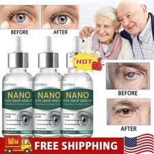 3X Nano Eye Drops Serum,Natural Nano Lubricant Eye Drops for Dry Eye Presbyopia.