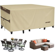 Outdoor Patio Furniture Cover  Heavy Duty Waterproof 600D Tough Canvas Protec...