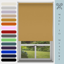 MADE TO MEASURE BLACKOUT ROLLER BLIND EASY FIT MANY SIZE & COLOURS