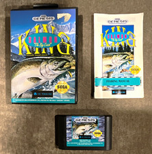 King Salmon: The Big Catch for Sega Genesis 1993 w/ Manual