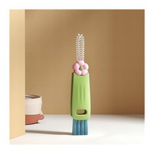 3 in 1 Cup Lid Cleaning Brush - Sealing Cover Crevice Cleaner, Straw Cleaner...