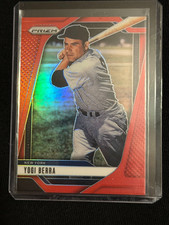 Yogi Berra 2025 Prizm - Red Prizm #290/299 - New York Yankees