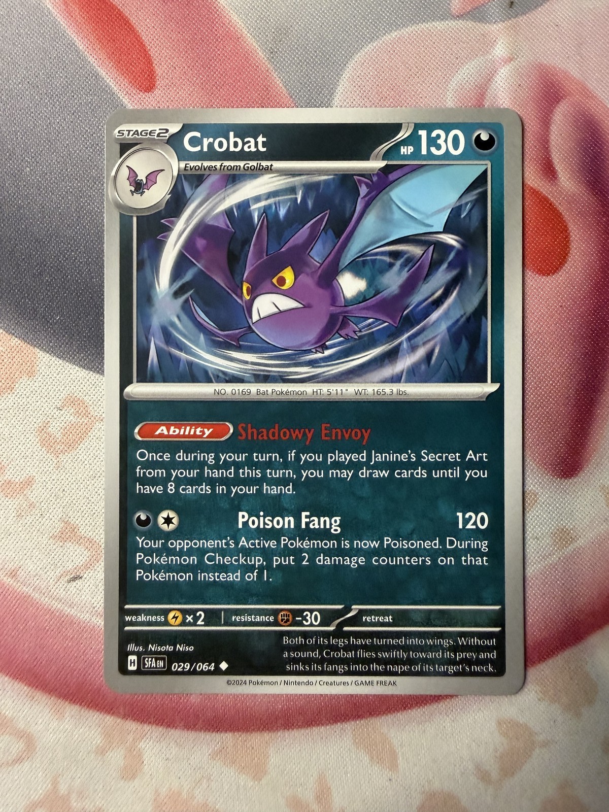 Crobat Uncommon SV: Shrouded Fable 029/064 NM English