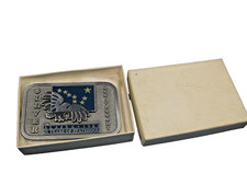 Alaska Silver 25th Anniversary 1983 Pewter 1 3/4" Belt Buckle Limited Numbered