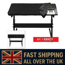 61/88 Piano Keyboard Dust Cover With Retractable Buckle Buckle Stretch Cover