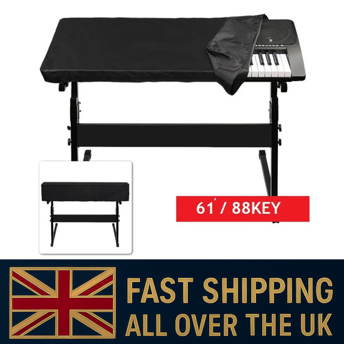 61/88 Piano Keyboard Dust Cover With Retractable Buckle Buckle Stretch Cover