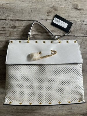 Versace Versus Handtasche Damen weiss golden incl Staubbeutel NEU Original  