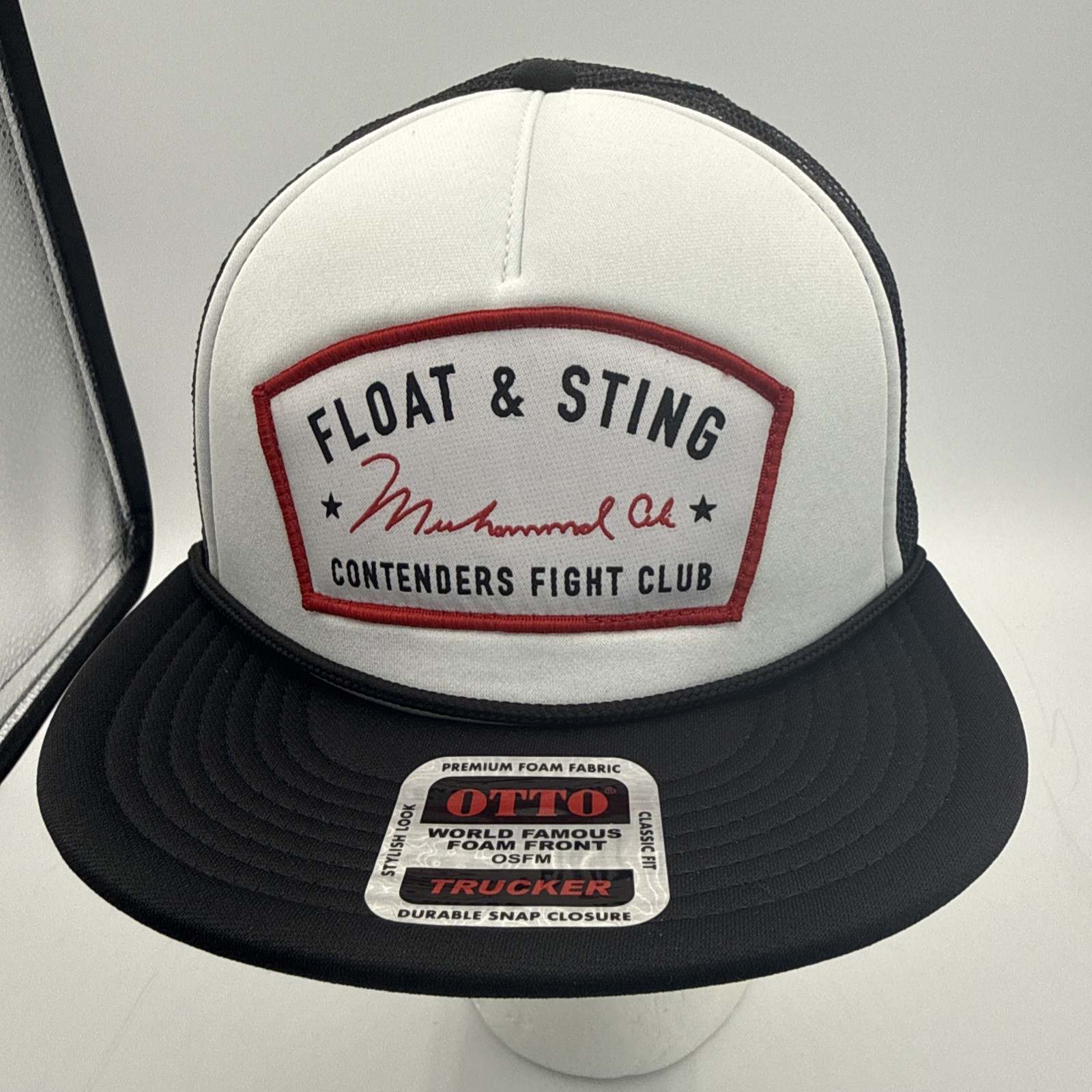 Muhammad Ali Contenders Float & Sting Foam Trucker Hat Cap Snapback Adjustable