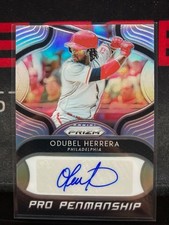 2019 Panini Prizm Pro Penmanship #PP-OH Odubel Herrera Auto