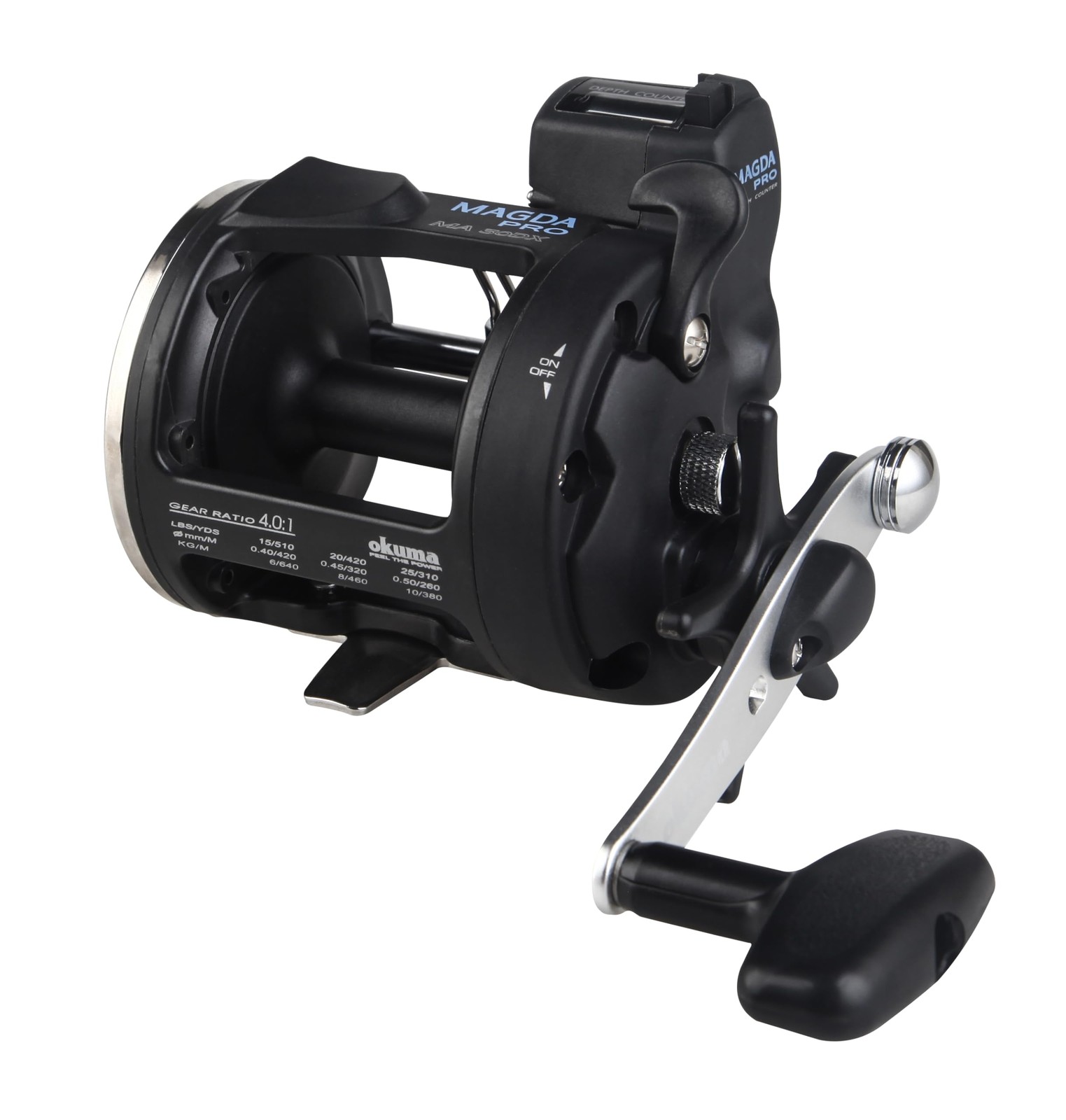 Okuma Magda Pro Line Counter Levelwind Trolling Reel Small B