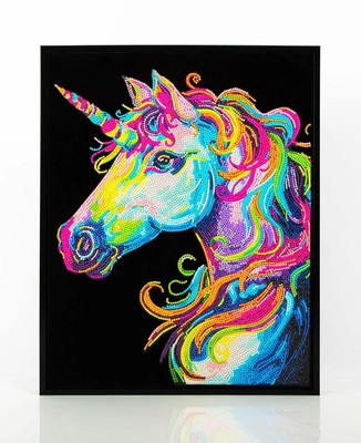 Diamond Painting Neon Einhorn 
