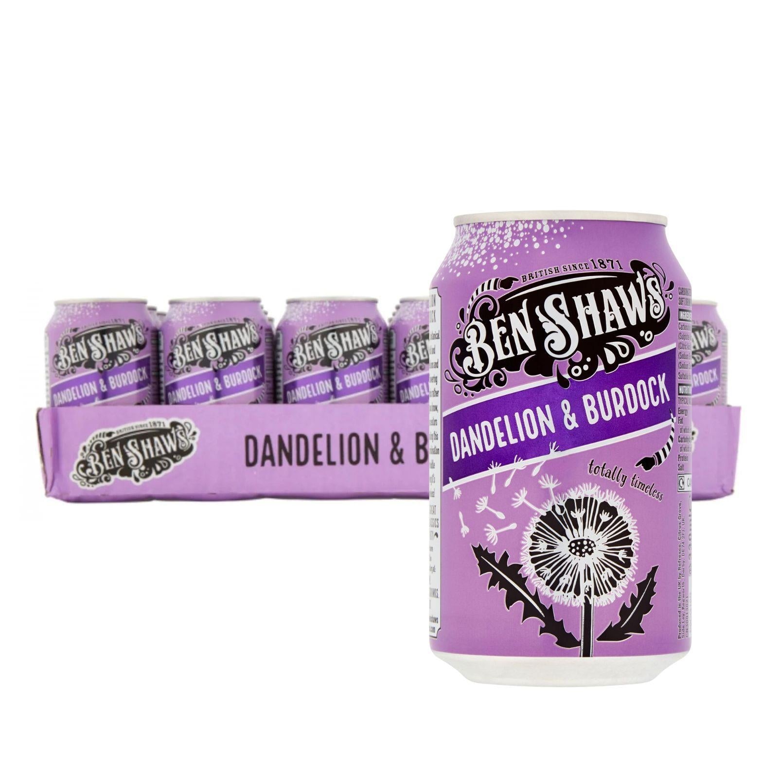 Ben Shaws Dandelion & Burdock Classic 330ml (24 Pack)