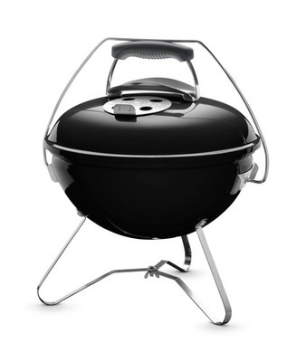 Smokey Joe Premium Holzkohlegrill/Tragbares Design Porzellanemaillierter Deckel