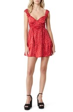 For Love & Lemons Willa Ditsy Dot Mini Dress Size M