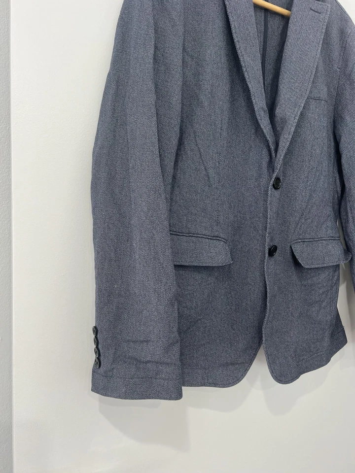 Boss Hugo Boss 2 Button Blazer Jacket Men's Gray Size 38R - Image 2 of 4