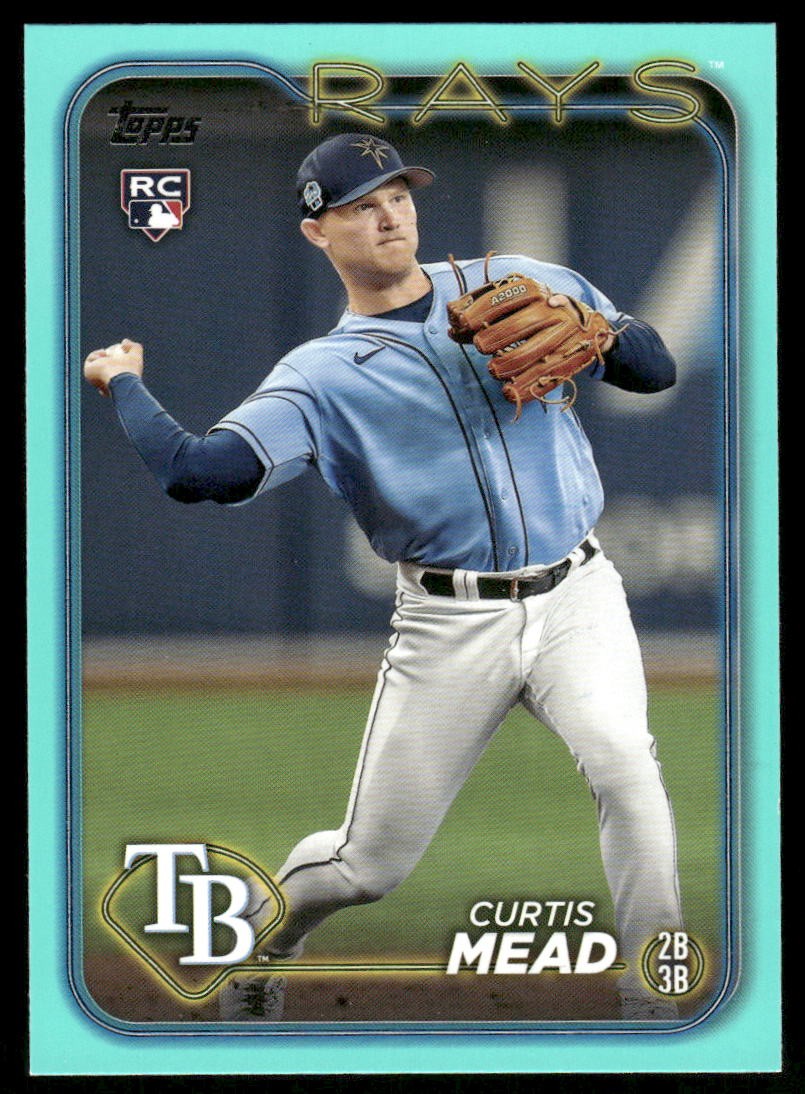 2024 Topps #82 Curtis Mead Aqua