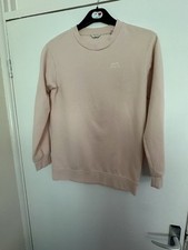 Ladies Jack Wills Dusky Pink Sweatshirt Oversized Size 6 Long Sleeve