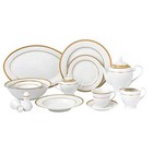 Lorenzo Josephine-57 Piece Dinnerware Set, Service for 8
