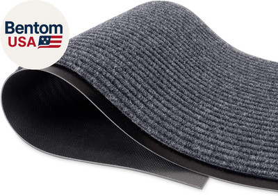   Extra Large Commercial Floor Mat, 3 X 5 Feet Rubber Border Heavy Duty Made in