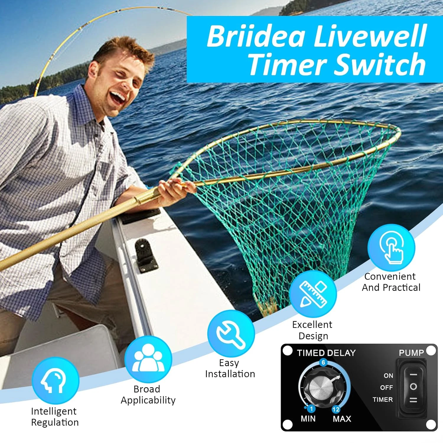 Livewell Timer Switch, Aerator Timer with Intelligent Timing Control, Waterp...
Opens in a new windo