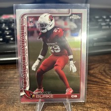 2025 Topps Chrome #368 Denzel Burke Base RC Arizona Cardinals