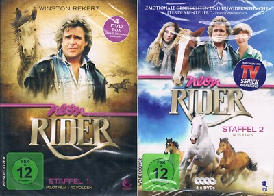 DVD NEON RIDER STAFFEL 1 PILOTFILM+24 FOLGEN Winston Rekert TV-Kult Rarität NEU