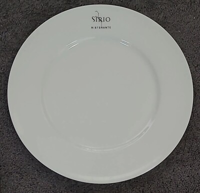 Set 2 SIRIO Rosenthal Plates Le Cirque White Jade Dinner Plates Platter  11.5''