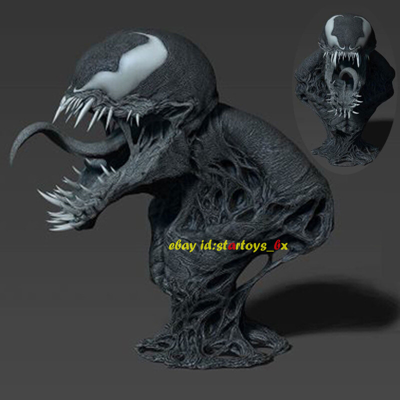 Venom Bust Unpainted 20cm H Model Kit 3D Printing Unassembled Garage Kit Statue
