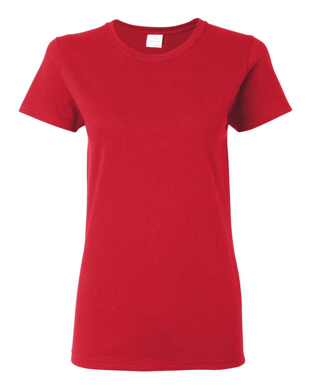 Gildan Womens Plain T Shirt Solid Cotton Short Sleeve Blank Tee Top