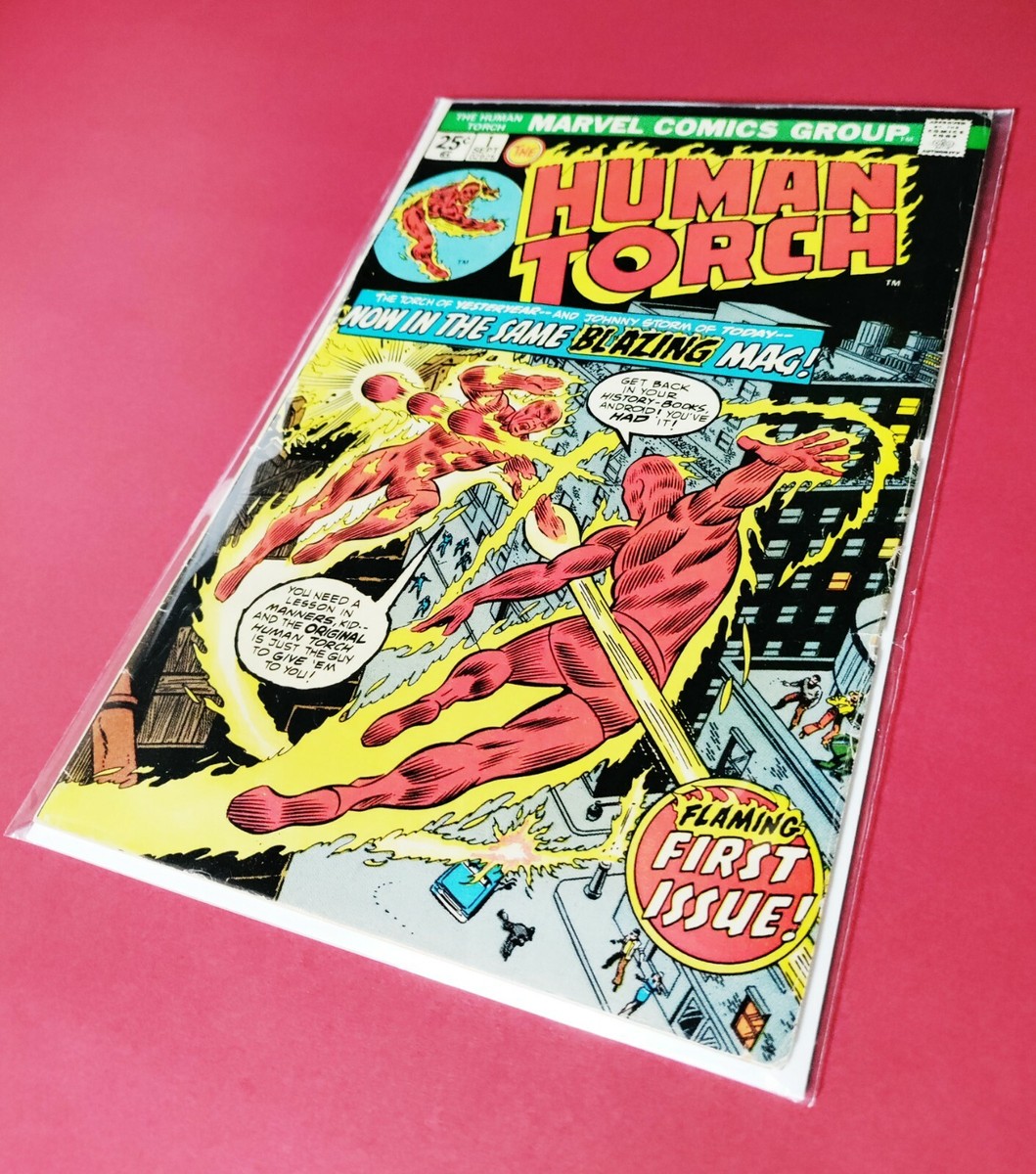 HUMAN TORCH #1 1974 MARVEL COMICS VOL 2 FANTASTIC FOUR SPEC MCU