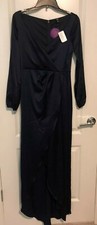 NWT - WINDSOR NAVY EVENING GOWN FORMAL SPECIAL OCCASION - SIZE S ~ NEW
