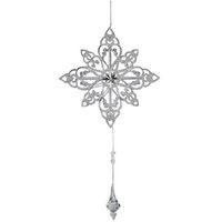 Formano Deko Fenster HäNger Eisblume Weihnachten Acryl GläNzend Klar 55 Cm NEU