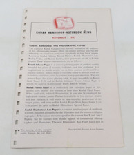 KODAK HANDBOOK NOTEBOOK NEWS 1947 vintage photography camera newsletter