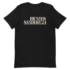 TRAVIS HUNTER & SHEDEUR SANDERS T-SHIRT Colorado Football 2024 Presidential Tee