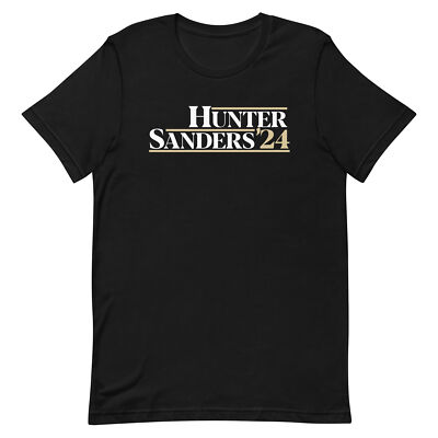 TRAVIS HUNTER & SHEDEUR SANDERS T-SHIRT Colorado Football 2024 Presidential Tee