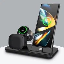 3In1 USB-C Charger Stand Charging Dock Station For Samsung Galaxy S24 Watch 7 6