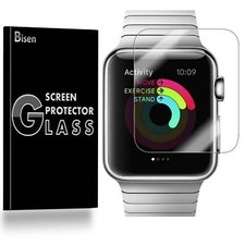  2-PACK Tempered Glass Screen Protector For Apple Watch Series 6 5 4 SE 40 mm 