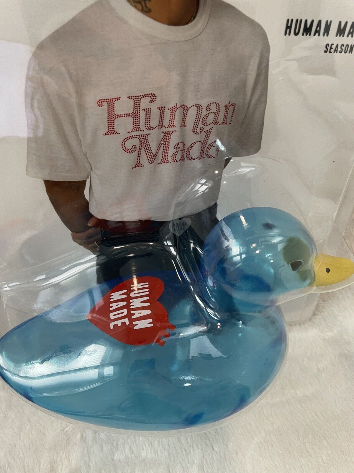 Humanmade Human Made Book Catalog Rubber Duck Toy Blue Pharrel Williams  Cover