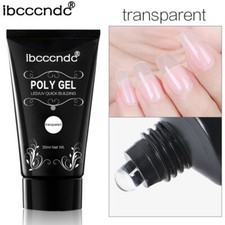30g Polygel Nail Acrylic Poly Gel Pink White Clear Crystal UV LED Builder Gel Ti