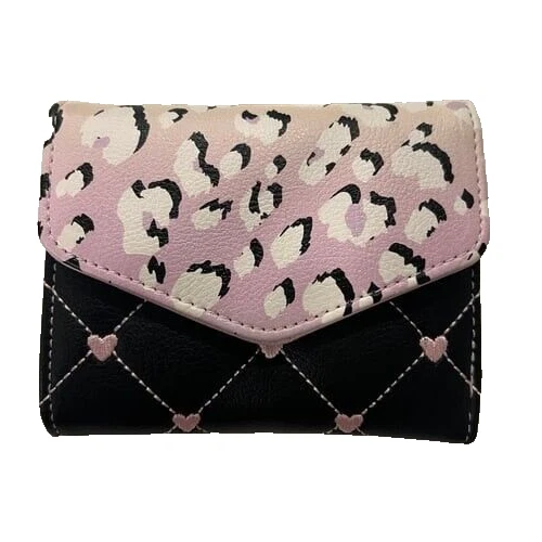Porte-monnaie Bracelet Luv Betsey Johnson - Forme Cœur Chat Rayé - Mini - Multi