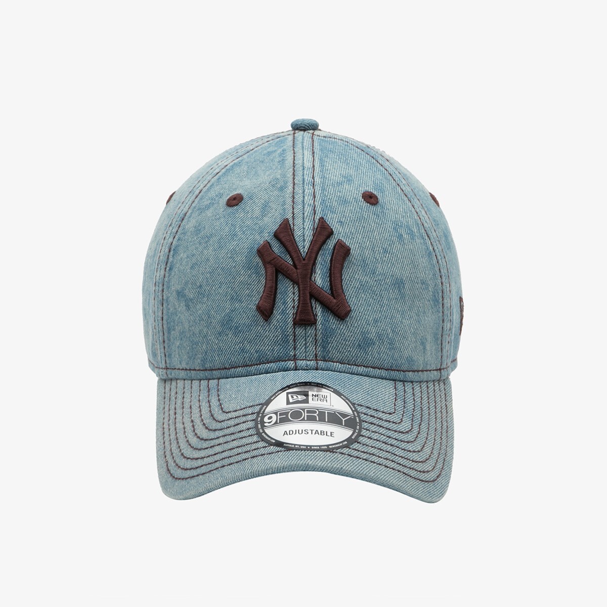 New Era MLB Denim Baseball Cap, New York Yankees | eBay
