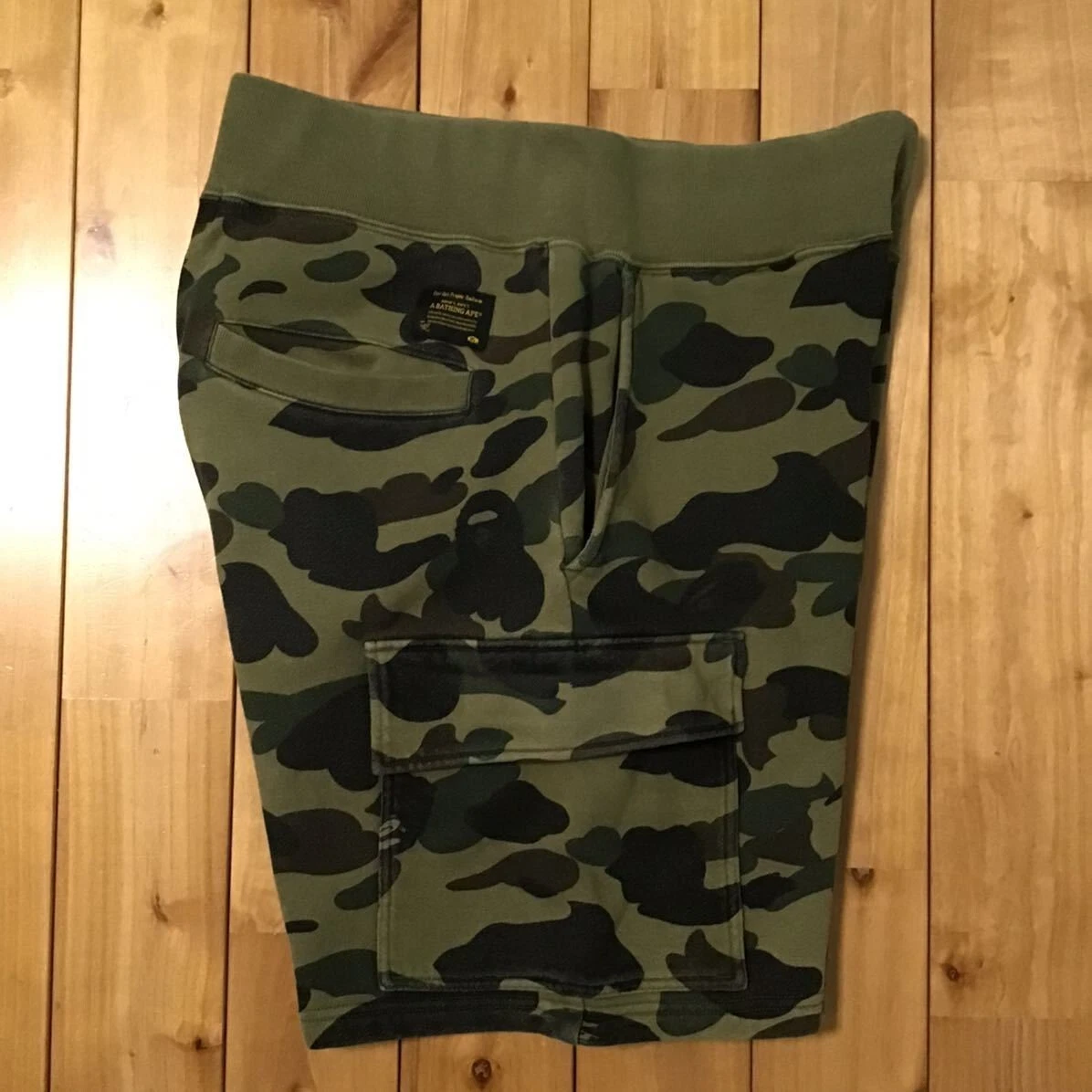 BAPE Green 1st Camo Cargo Pants