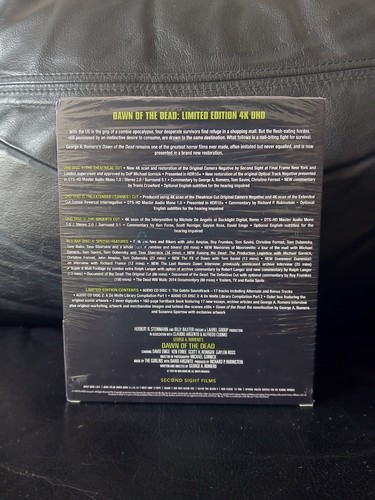 Dawn of the Dead - Second Sight Films - Ltd Ed 4K UHD & Blu Ray - NEW & SEALED - Imagen 3 de 9