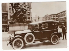 Kissel Car & Donahue (Mechanics) Monument in San Francisco CA Oversized Postcard