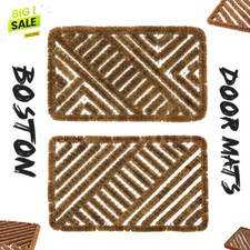 Tuff Scrap Door Mat Outdoor Wire Boston Coir Floor Mat Rug Entrance Mud Stopper