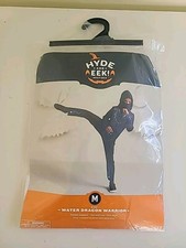 Hyde and Eek Kids' WATER DRAGON Warrior NINJA Costume Size Medium 8-10 