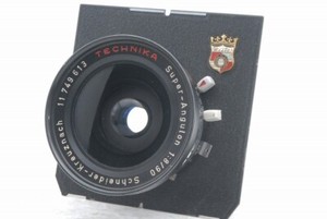 Schneider Super Angulon 90mm F8 MC レンズ Schneider Kreuznach Linhof Super Angulon 90mm f8 MC lens