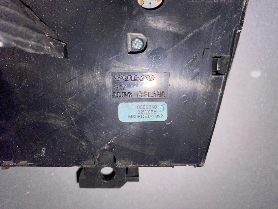 VOLVO V70 S60 2004 Riscaldatore Climatizzatore Pannello Interruttori 9171514 Foto 3 de 4