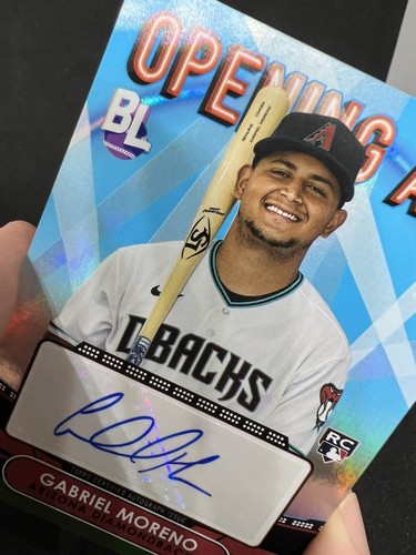 2023 Topps Big League Gabriel Moreno Opening Act Auto #OAA-GM RC Diamondbacks - Picture 7 of 9
